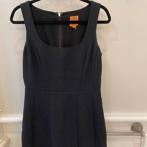 TORY BURCH navy wool blend sheath dress size 6